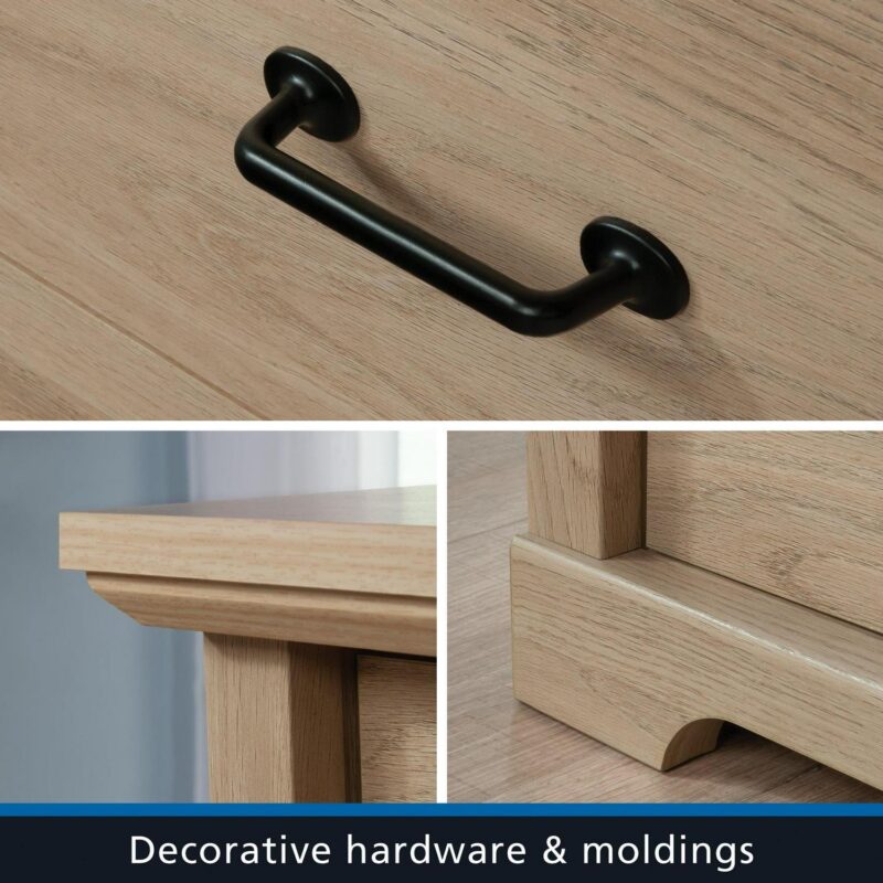 Mainstays Harrington 6 Drawer Dresser, Washed Oak Finish - Image 6