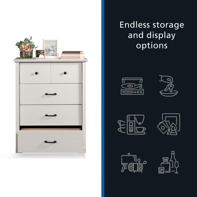 Mainstays Harrington 4 Drawer Dresser, White Finish - Image 5