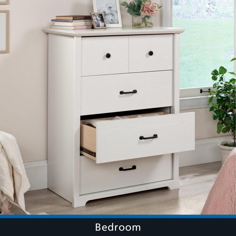 Mainstays Harrington 4 Drawer Dresser, White Finish - Image 3