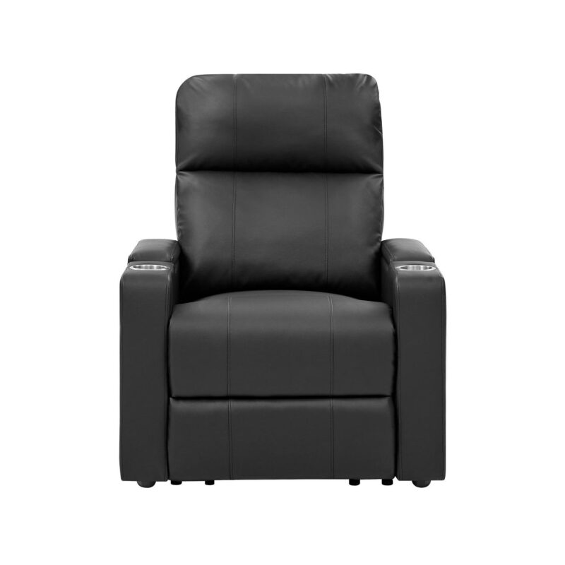 Mainstays Home Theater Recliner with USB charging ports, Faux Leather, Multiple Finishes - Image 9
