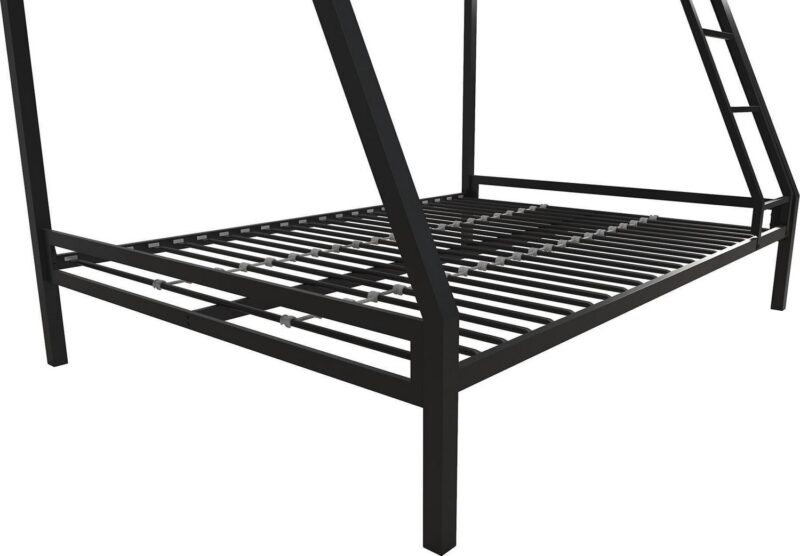 Mainstays Premium Twin over Full Metal Bunk Bed, Black - Image 17