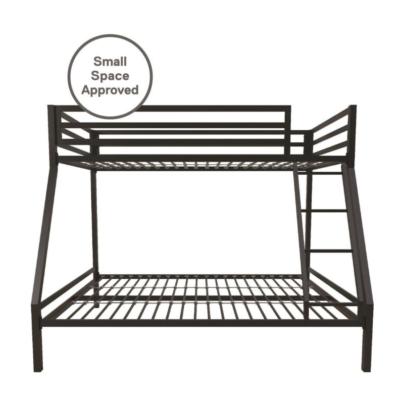 Mainstays Premium Twin over Full Metal Bunk Bed, Black - Image 4