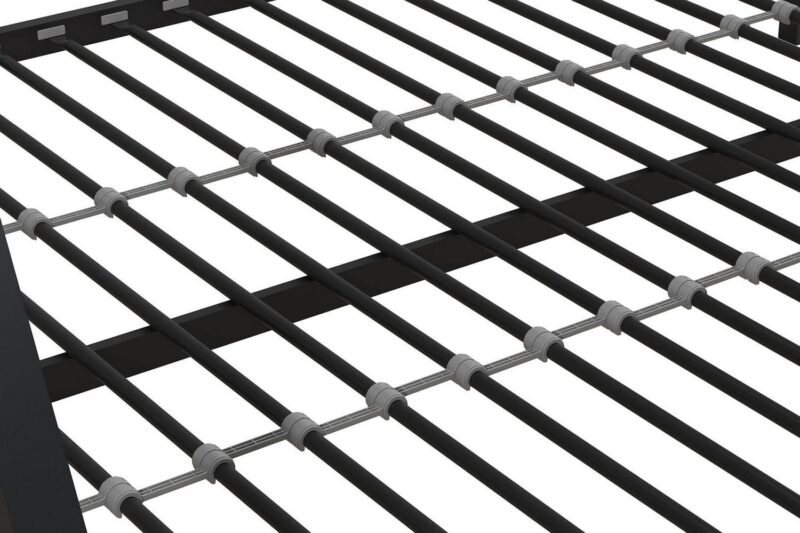 Mainstays Premium Twin over Full Metal Bunk Bed, Black - Image 18