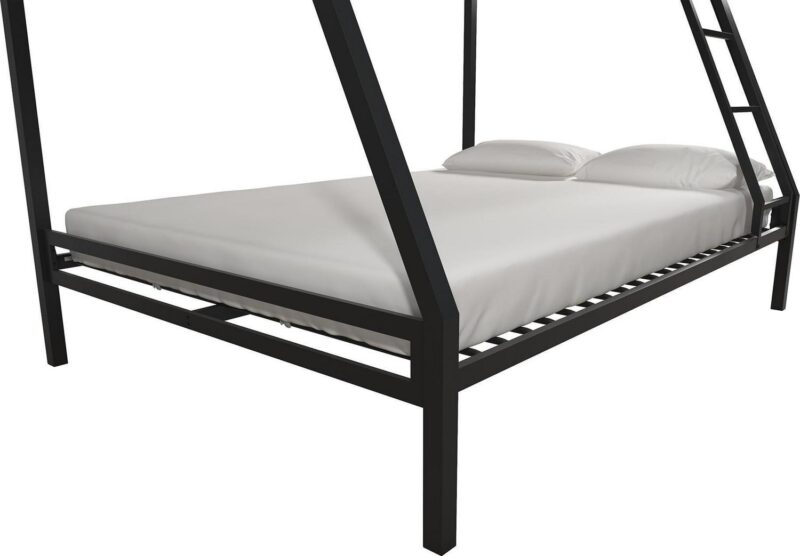 Mainstays Premium Twin over Full Metal Bunk Bed, Black - Image 12