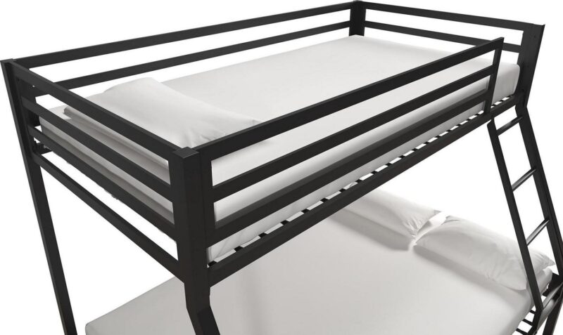 Mainstays Premium Twin over Full Metal Bunk Bed, Black - Image 11
