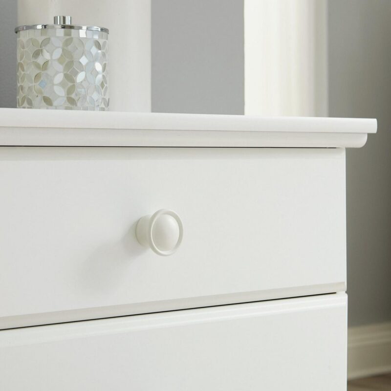 Mainstays Storybook Soft White Dresser, 49.13  L x 16.22  W x 30.24  H - Image 4