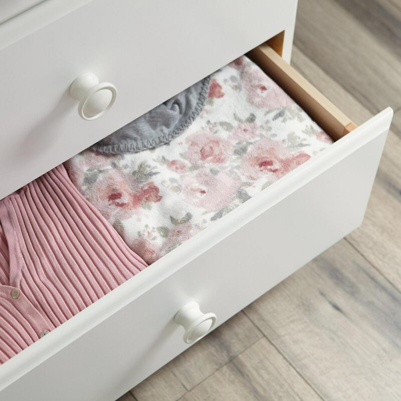 Mainstays Storybook Soft White Dresser, 49.13  L x 16.22  W x 30.24  H - Image 3
