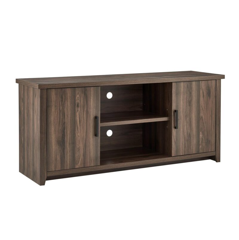 Mainstays TV Stand for TVs up to 65 , Canyon Walnut - Image 6