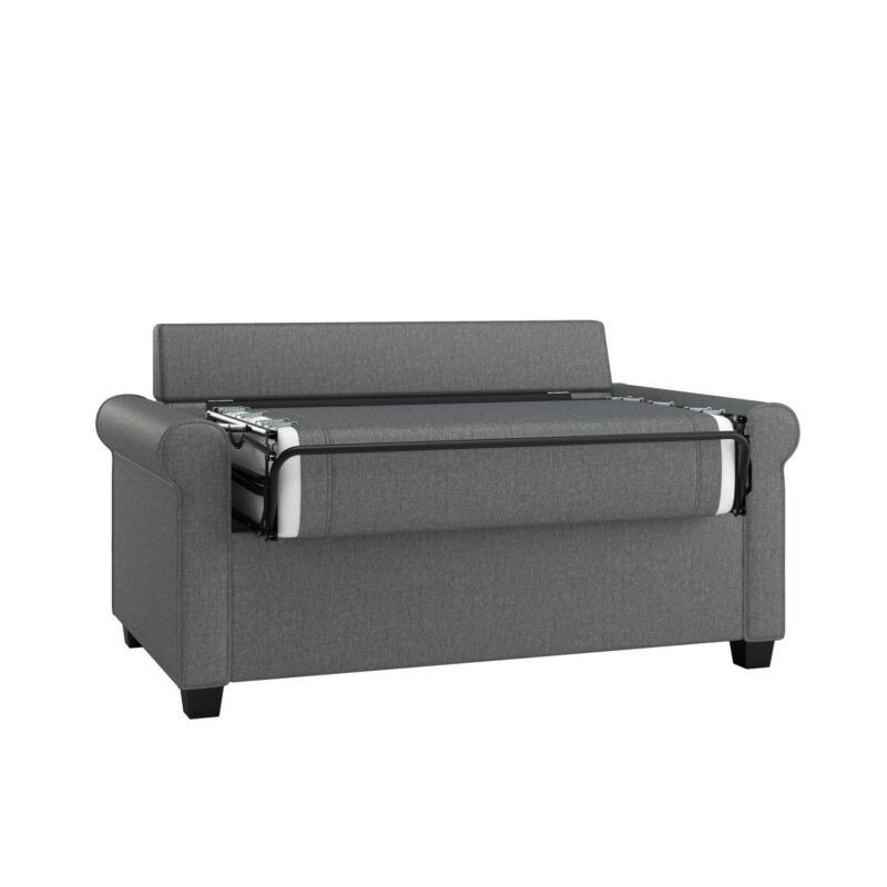 Mainstays Tatum Twin Sleeper 56.25  Loveseat, Dark Gray - Image 13