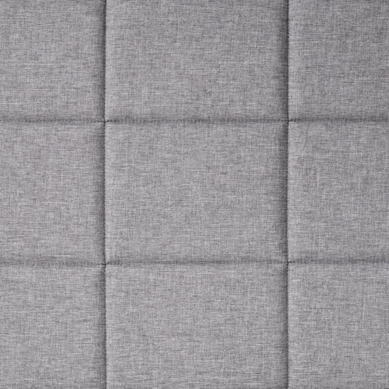 Mainstays Upholstered Platform Bed, No Box Spring Needed, Gray, Queen - Image 9