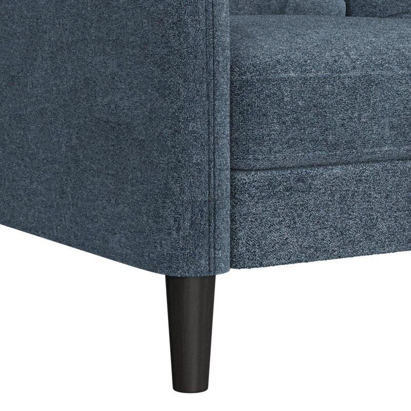 Mainstays Westley Swoop Arm 74  Sofa, Blue Cove - Image 10