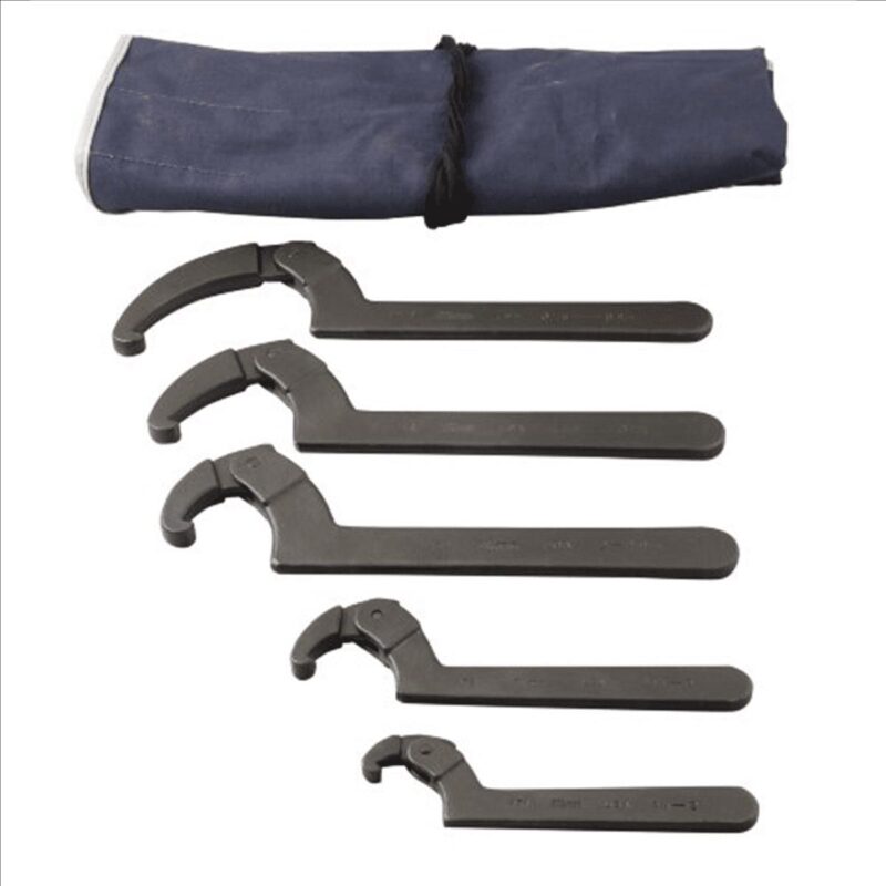 Martin Tools SHW5K Adj. Hook Spanner Wrench Set - Image 3