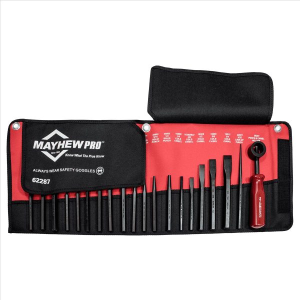 Mayhew Tools 62287 20-Piece Punch and Chisel Kit