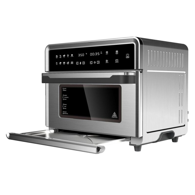 MegaChef 10 in 1 Electronic Multifunction 360 Degree Hot Air Technology Countertop Oven - Image 9