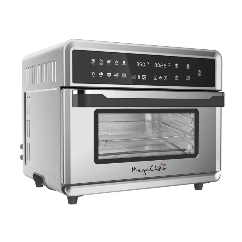 MegaChef 10 in 1 Electronic Multifunction 360 Degree Hot Air Technology Countertop Oven - Image 2