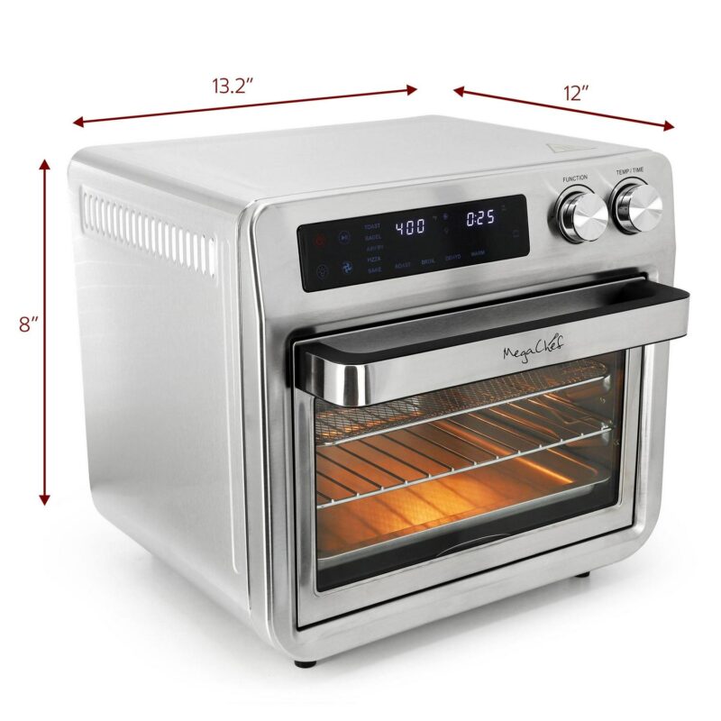 MegaChef 25 Quart Digital Electric Multi-Function Air Fryer and Counter Top Oven - Image 5