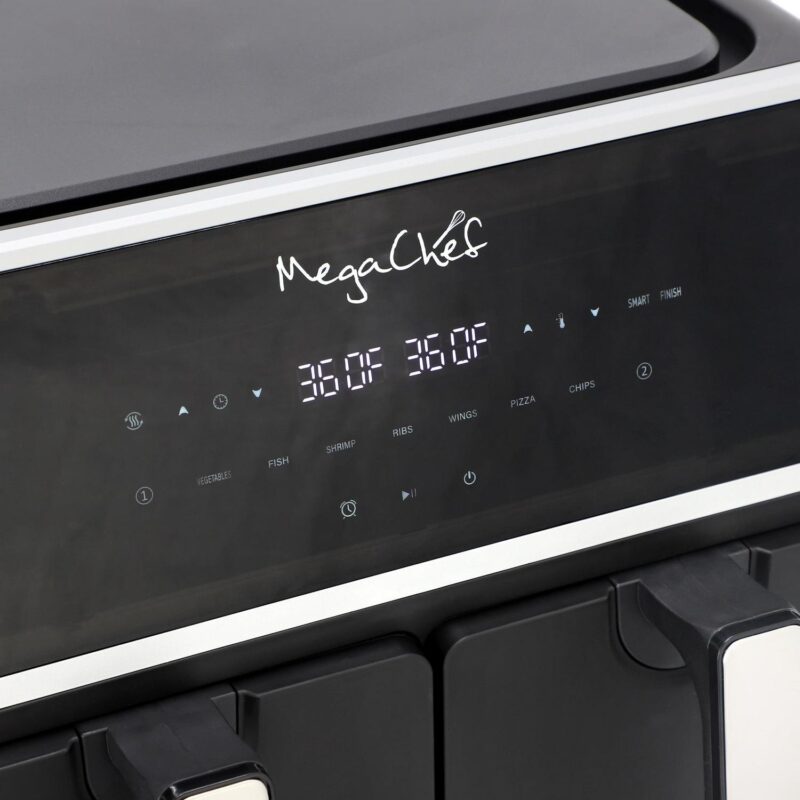 MegaChef Dual 4.5 + 4.5 Quart Digital Electric Air Fryer - Image 4