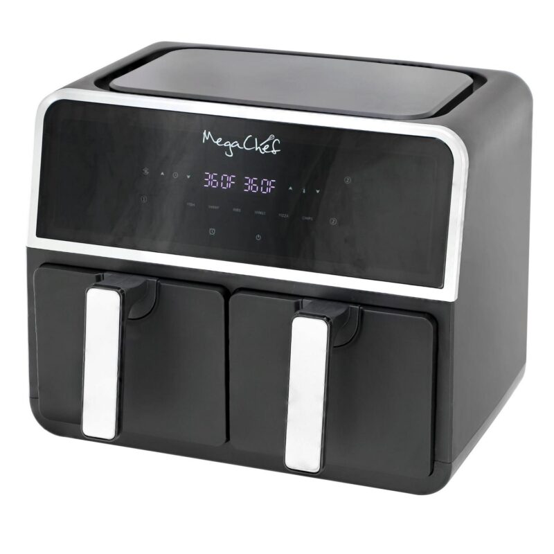 MegaChef Dual 4.5 + 4.5 Quart Digital Electric Air Fryer - Image 3