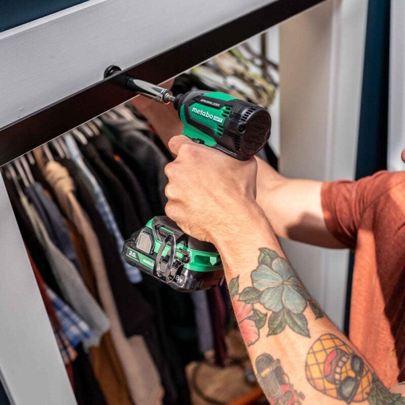 Metabo HPT 18V MultiVolt Cordless Brushless Driver Drill and Impact Driver Combo Kit, Includes 2 Lithium-Ion Batteries, Case and Charger, KC18DEXQB - Image 3