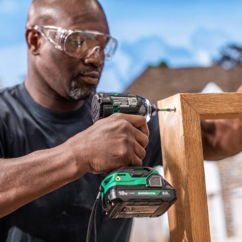 Metabo HPT 18V MultiVolt Cordless Triple Hammer BOLT Impact Driver Set, Power Impact Driver Kit with Case, 2 Lithium-Ion Batteries and Charger, 1/4-Inch Chuck, WH18DC - Image 6