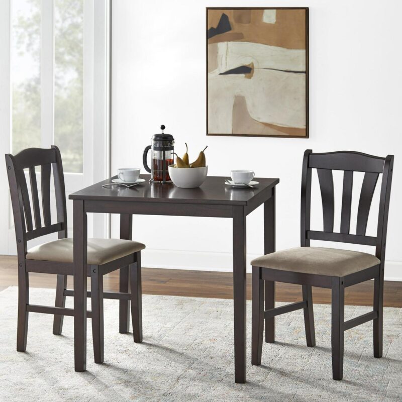 Metropolitan 3-Piece Dining Set, Multiple Finishes - Image 4