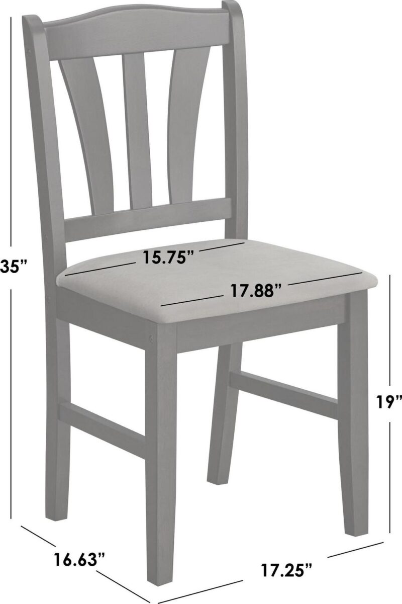 Metropolitan 3-Piece Dining Set, Multiple Finishes - Image 7