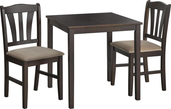 Metropolitan 3-Piece Dining Set, Multiple Finishes