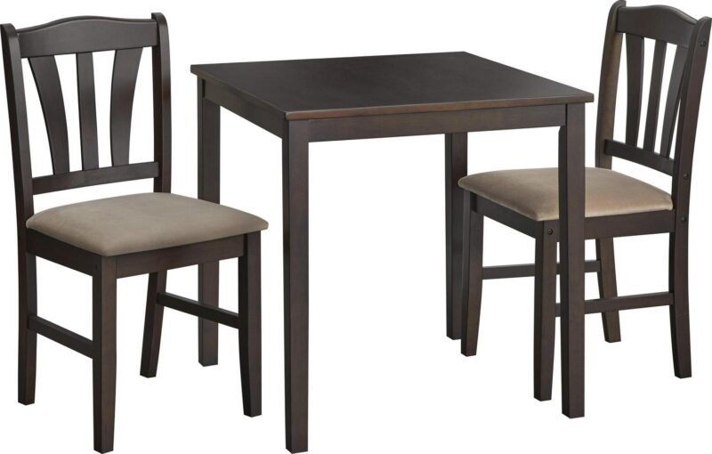 Metropolitan 3-Piece Dining Set, Multiple Finishes