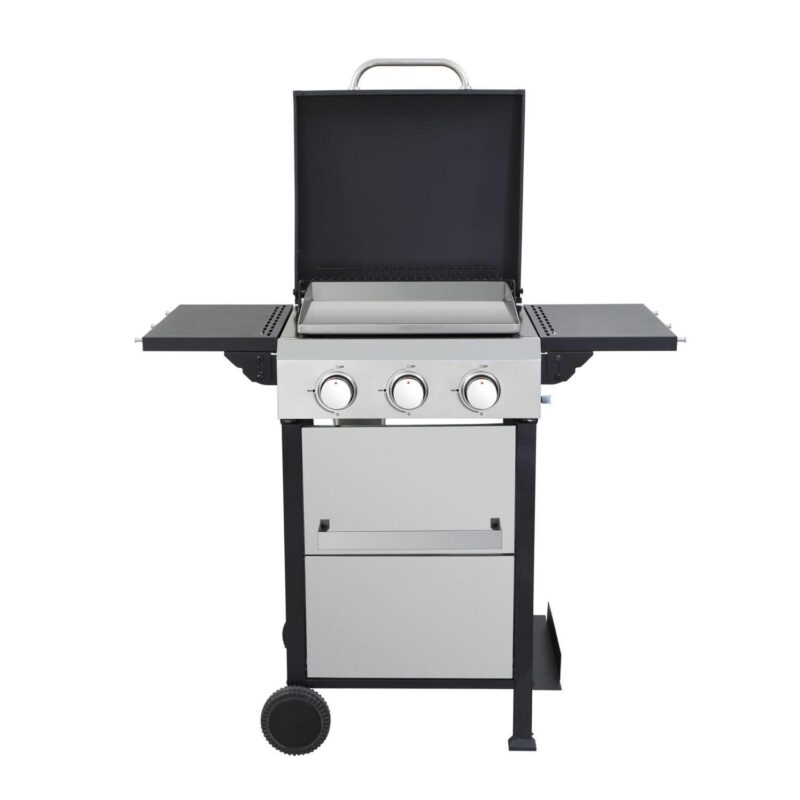 Miniyam 3 Burners BBQ Propane Gas Grill with Side Burner for Outdoor Barbecue, 36900 BTU Output - Image 6