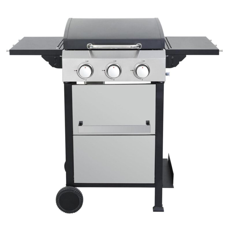 Miniyam 3 Burners BBQ Propane Gas Grill with Side Burner for Outdoor Barbecue, 36900 BTU Output - Image 4