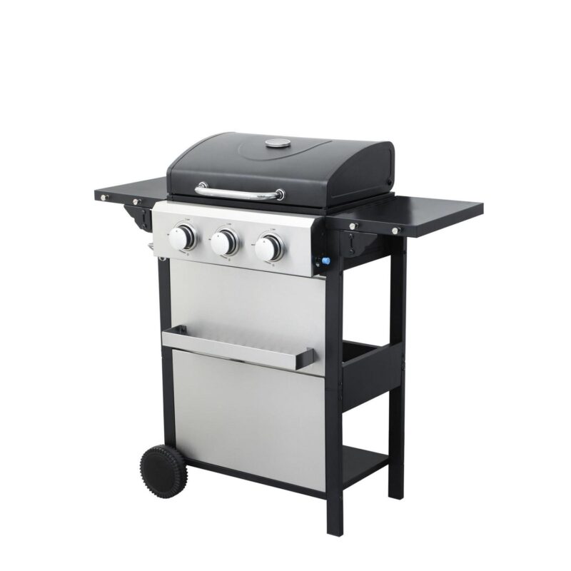 Miniyam 3 Burners Stainless Steel BBQ Propane Gas Grill for Outdoor Barbecue - Image 5