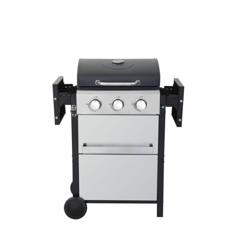 Miniyam 3 Burners Stainless Steel BBQ Propane Gas Grill for Outdoor Barbecue - Image 6
