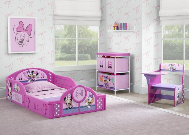 Minnie Mouse 3-Piece Toddler Bedroom Set by Delta Children, Pink - Image 2