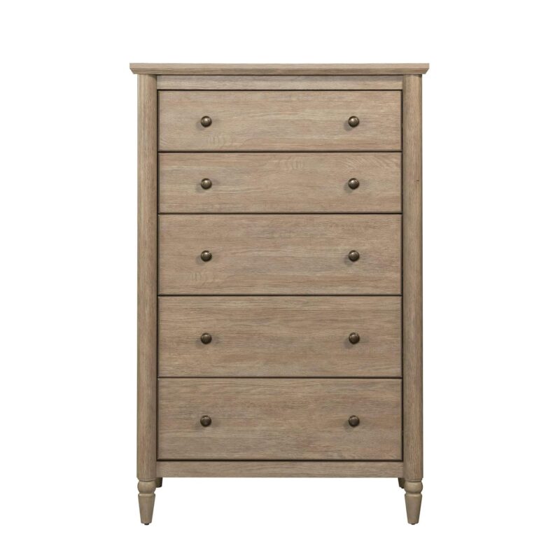 My Texas House Monroe 5-Drawer Dresser, Brushed Oak Finish - Image 9