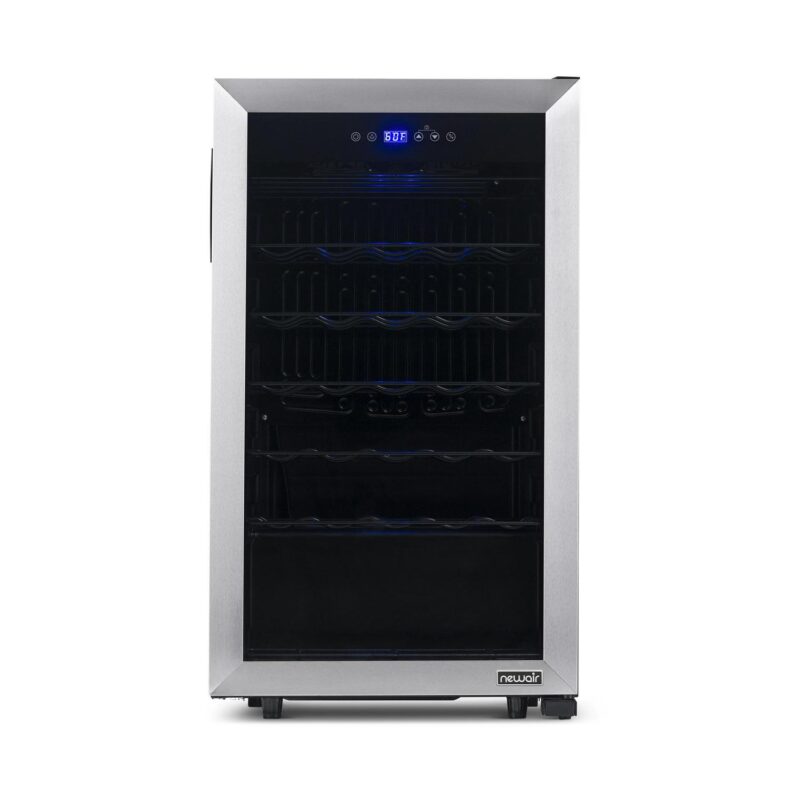 NewAir 33-Bottle Compressor Wine Fridge, Stainless Steel - Image 16