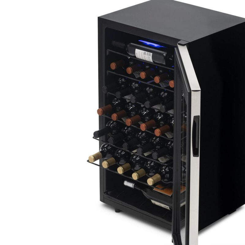 NewAir 33-Bottle Compressor Wine Fridge, Stainless Steel - Image 10