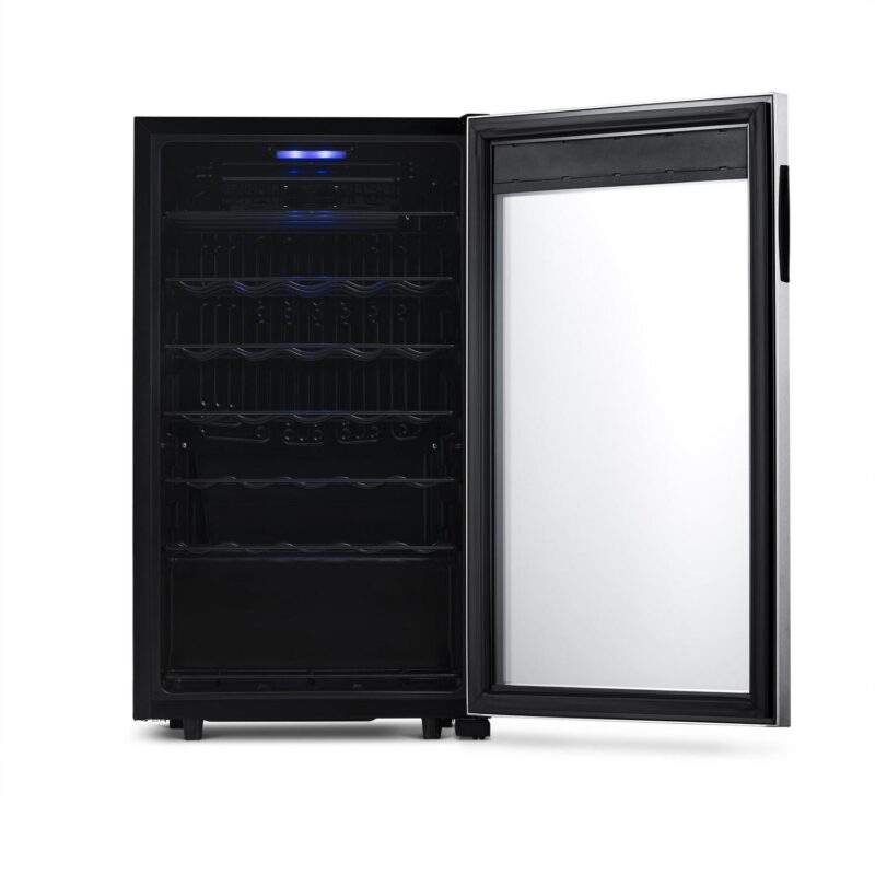NewAir 33-Bottle Compressor Wine Fridge, Stainless Steel - Image 19