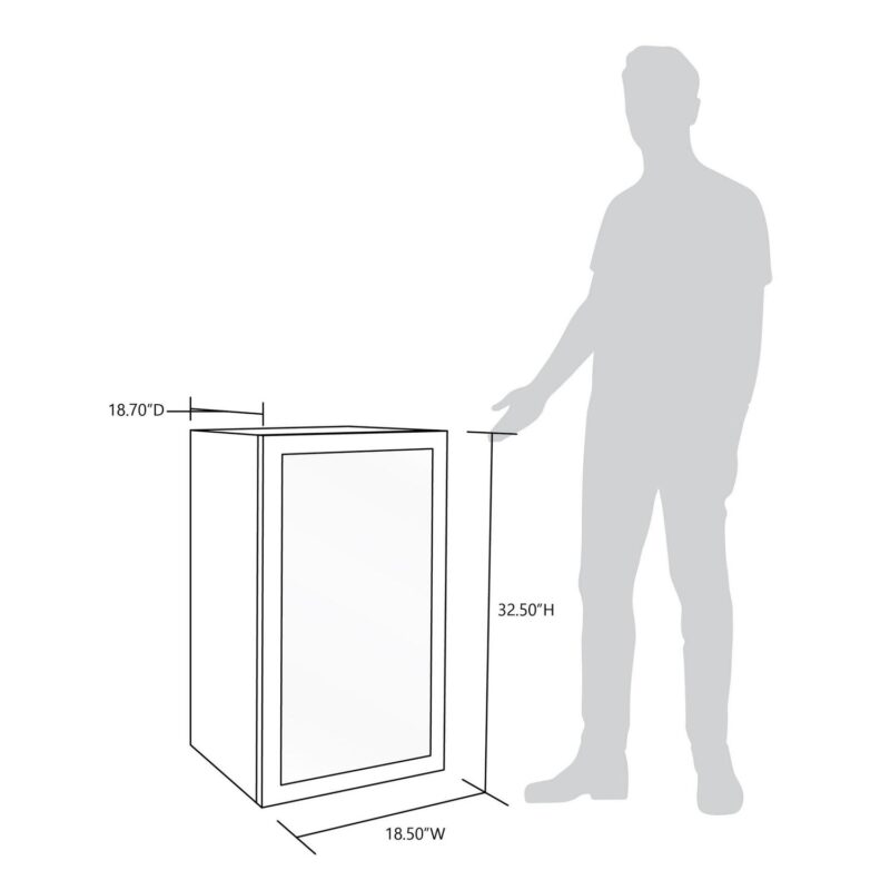 Newair 126 Can Beverage Refrigerator Cooler, Freestanding Mini Fridge  Beers of The World Edition  for Home, Office or Bar - Image 14