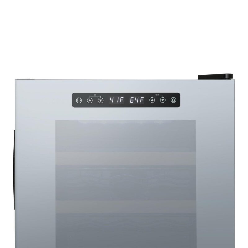 Newair Shadow Series Wine Cooler Refrigerator 56 Bottles Dual Temperature Zones, Freestanding Mirrored Wine Fridge - Image 13
