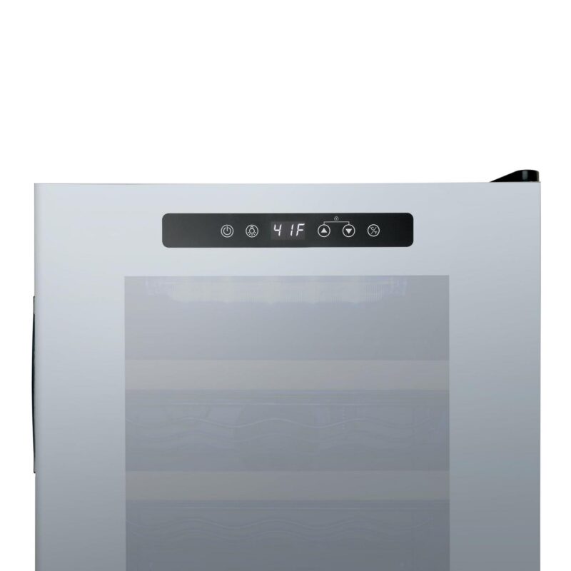 Newair Shadow Series Wine Cooler Refrigerator 62 Bottle Single Zone, Freestanding Mirrored Wine Fridge - Image 14