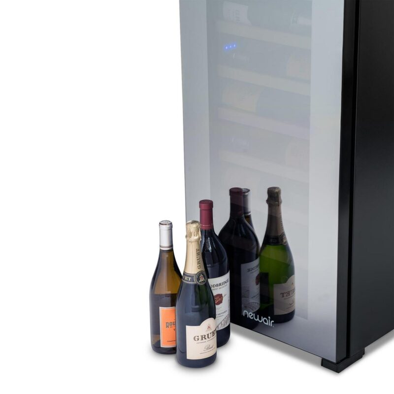 Newair Shadow Series Wine Cooler Refrigerator 62 Bottle Single Zone, Freestanding Mirrored Wine Fridge - Image 13