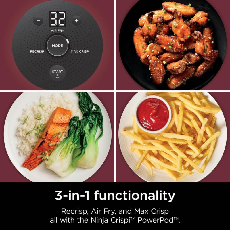 Ninja Crispi Portable Cooking System, Cherry Tarte Red - Image 8