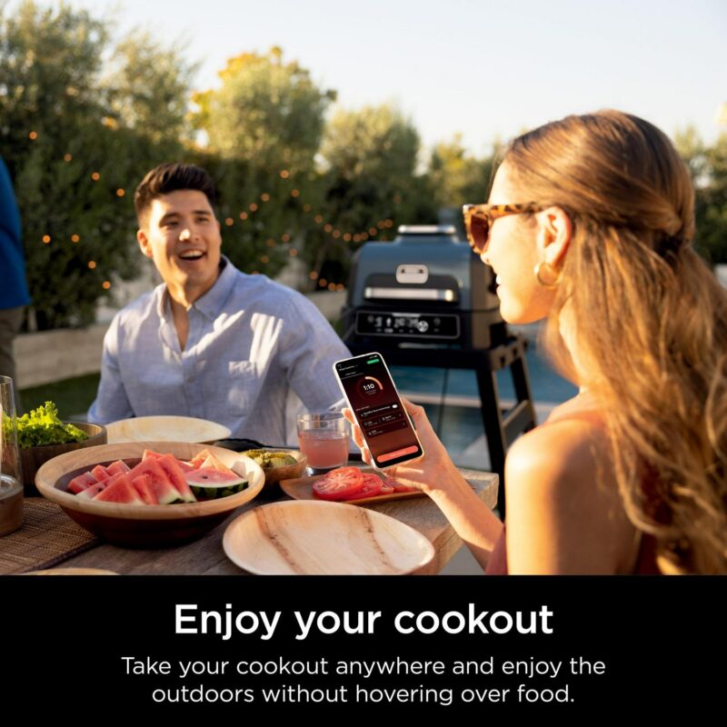 Ninja Woodfire ProConnect 20  1760W Electric Outdoor Grill With Digital Display - Image 8