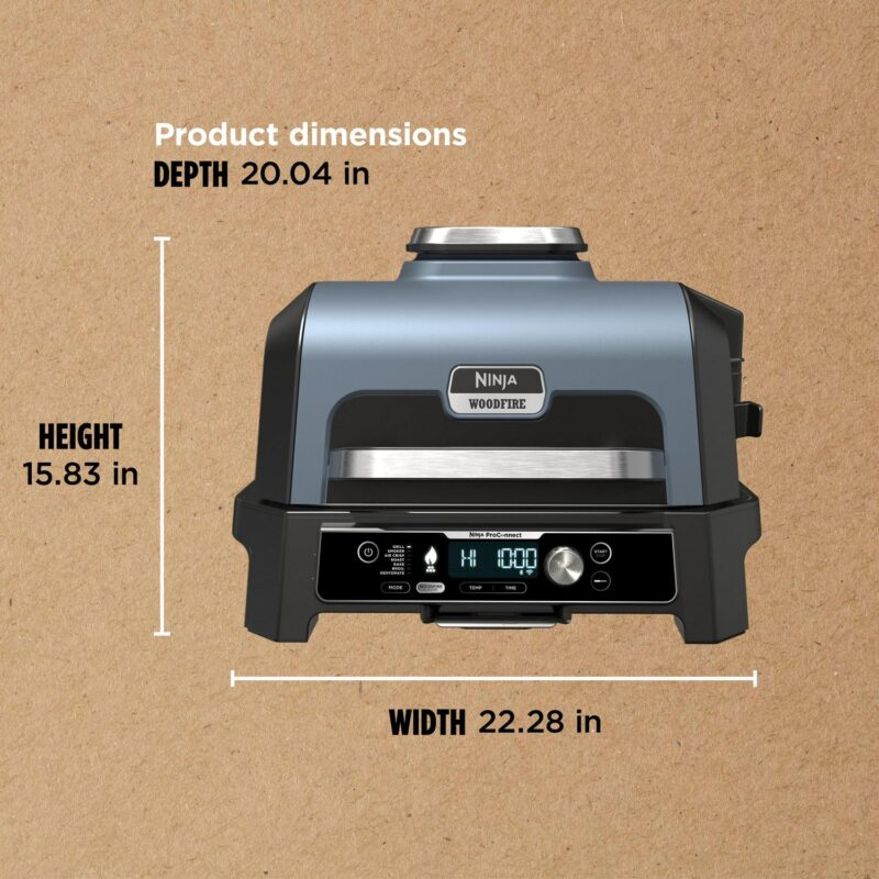 Ninja Woodfire ProConnect 20  1760W Electric Outdoor Grill With Digital Display - Image 12