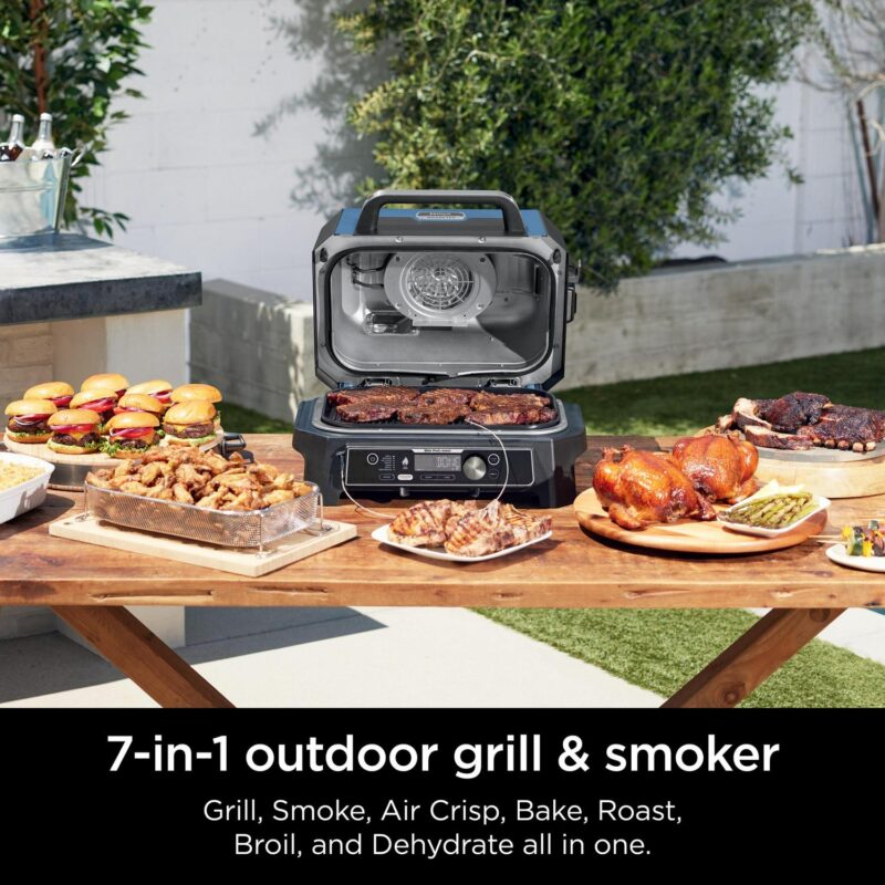 Ninja Woodfire ProConnect 20  1760W Electric Outdoor Grill With Digital Display - Image 9