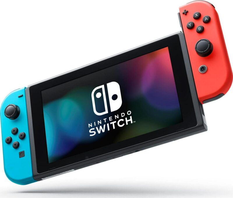 Nintendo Switcha c w/ Neon Blue and Neon Red Joy-Cona c - Image 3