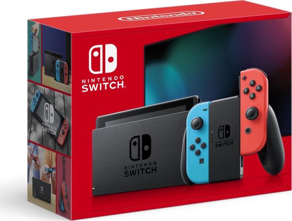 Nintendo Switcha c w/ Neon Blue and Neon Red Joy-Cona c
