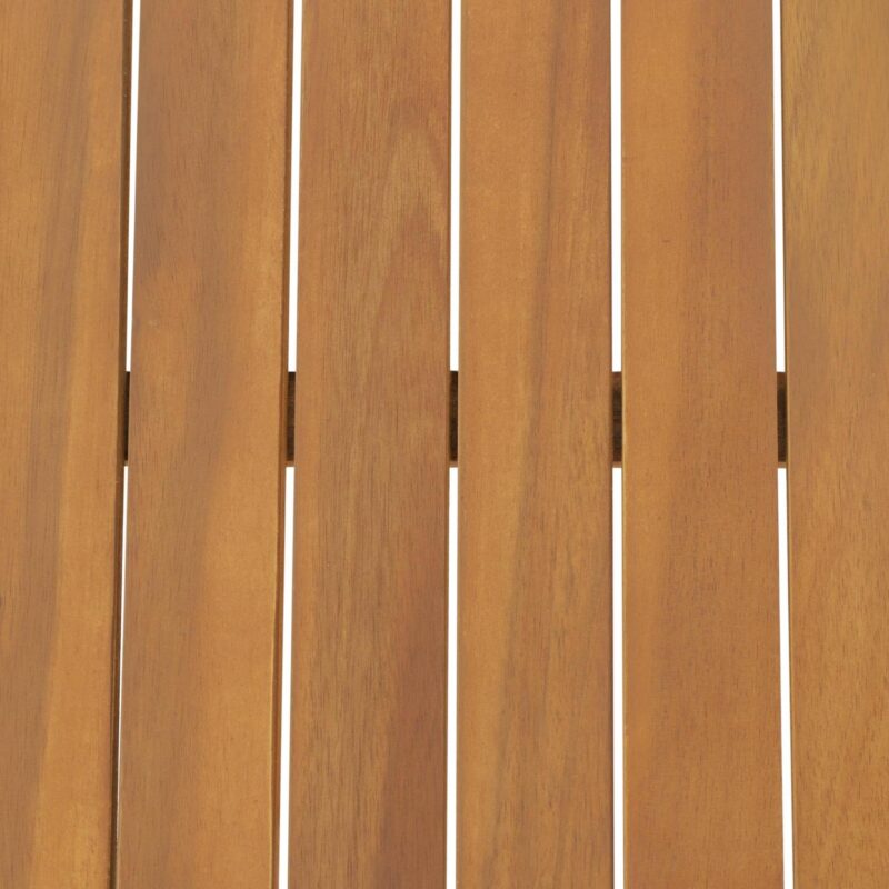 Noble House Acacia Wood Removable Outdoor Chat Set with Cushion, Teak / Cream - Image 9