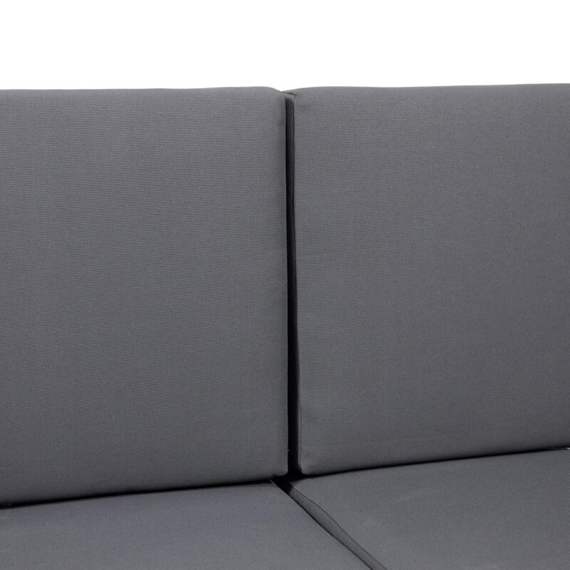 Noble House Acacia Wood 4-Pieces Outdoor Chat Set with Cushions, Dark Gray/Gray - Image 7