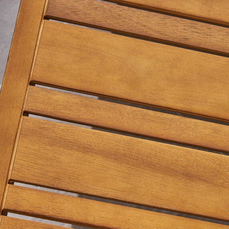 Noble House Cambridge Outdoor 5-Pc Acacia Wood Sofa Set Teak and Beige - Image 8